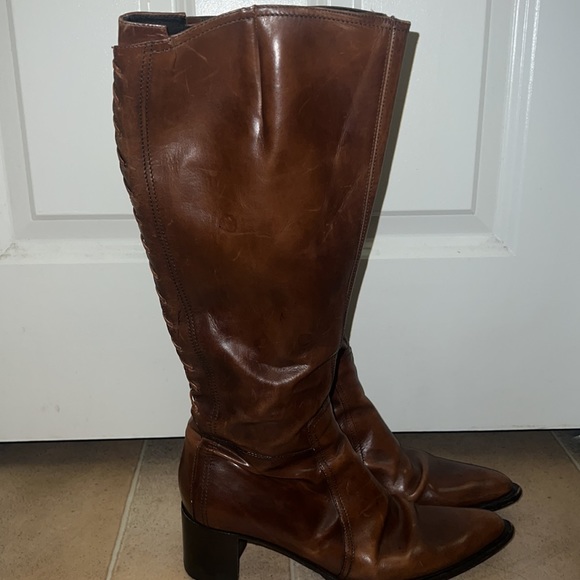 Franco Martini brown Pointed-toe boots - Picture 3 of 12